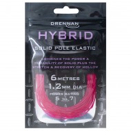 Elastic Rubeziana Drennan - Hybrid Elastic 1.2mm Pink 6m
